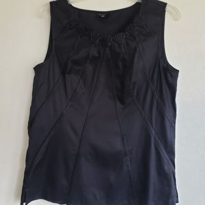 Talbots black sleeveless top